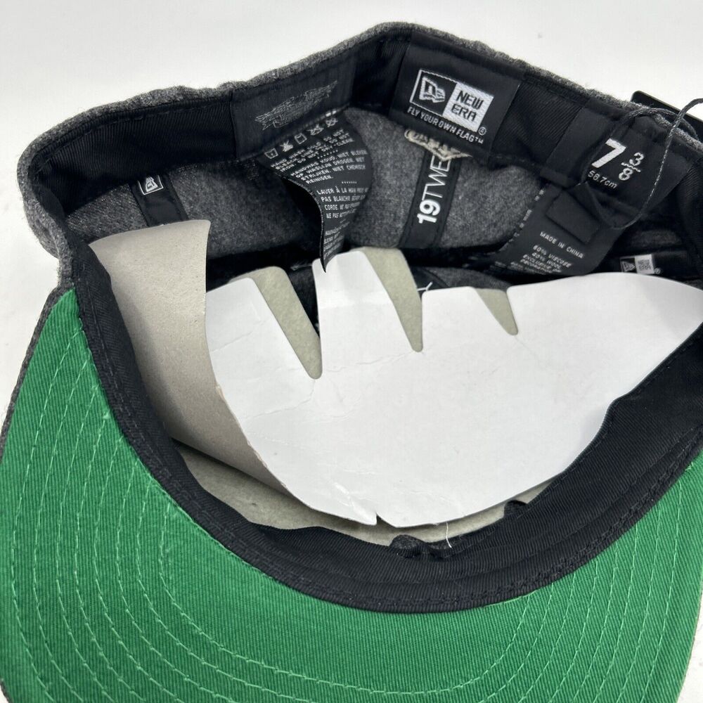 Harley Davidson Wool Hat Size 7 3/8 New Era 19 Twenty Grey Skull NWT - Picture 5 of 6